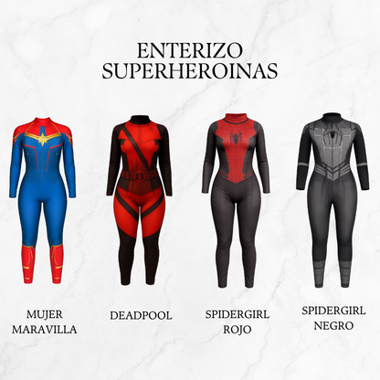 ENTERIZO SUPERHEROINAS