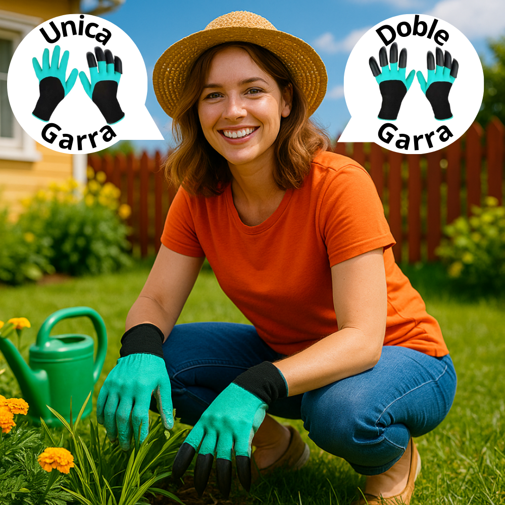 GUANTES DE JARDÍN CON GARRAS